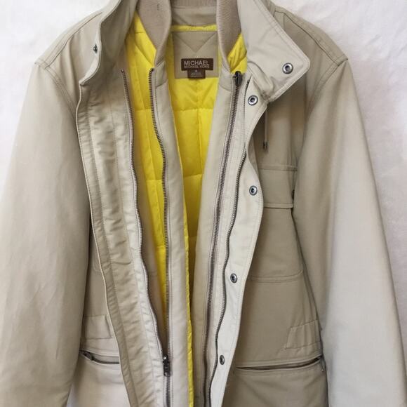 Michael Kors Beige 3-in-1 Jacket with Removable Vest - Picture 7 of 9